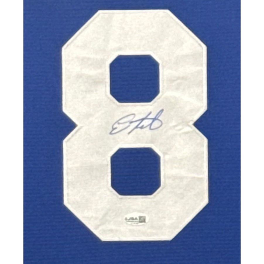 Kike Hernandez Framed Jersey JSA Autographed Signed Los Angeles Dodgers