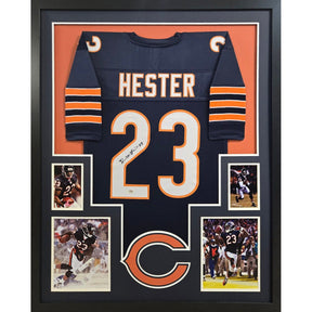 Devin Hester Framed Signed Chicago Bears Jersey PSA/DNA Autographed