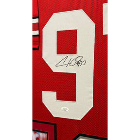 Cam Heyward Framed Signed Jersey JSA Autographed Ohio State Buckeyes