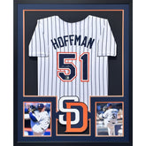 Trevor Hoffman Framed Jersey Beckett Autographed Signed San Diego Padres Stripes