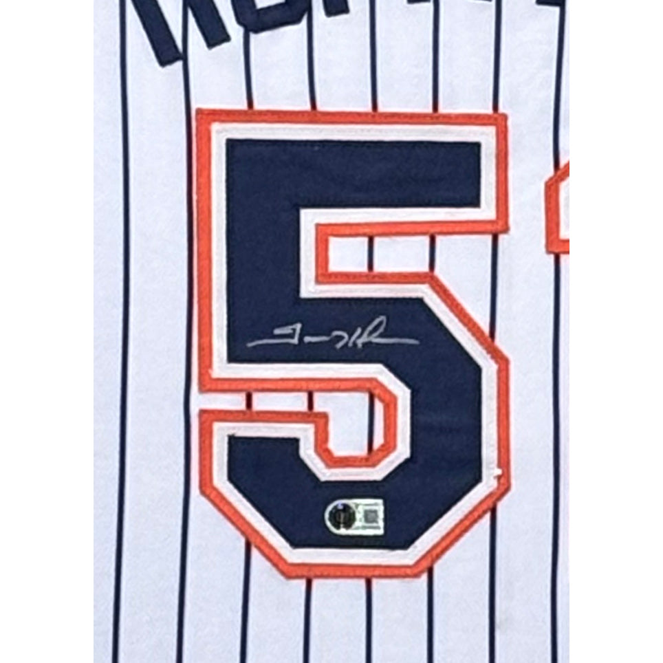 Trevor Hoffman Framed Jersey Beckett Autographed Signed San Diego Padres Stripes