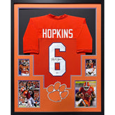 DeAndre Hopkins Framed Signed Clemson Orange Jersey Beckett Autographed IH