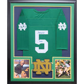 Paul Hornung Framed Jersey JSA Autographed Signed Notre Dame Packers HW