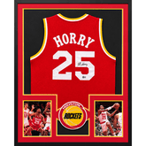 Robert Horry Framed Signed Jersey Beckett Autographed Houston Rockets