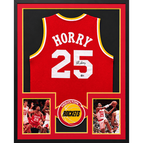 Robert Horry Framed Signed Jersey Beckett Autographed Houston Rockets