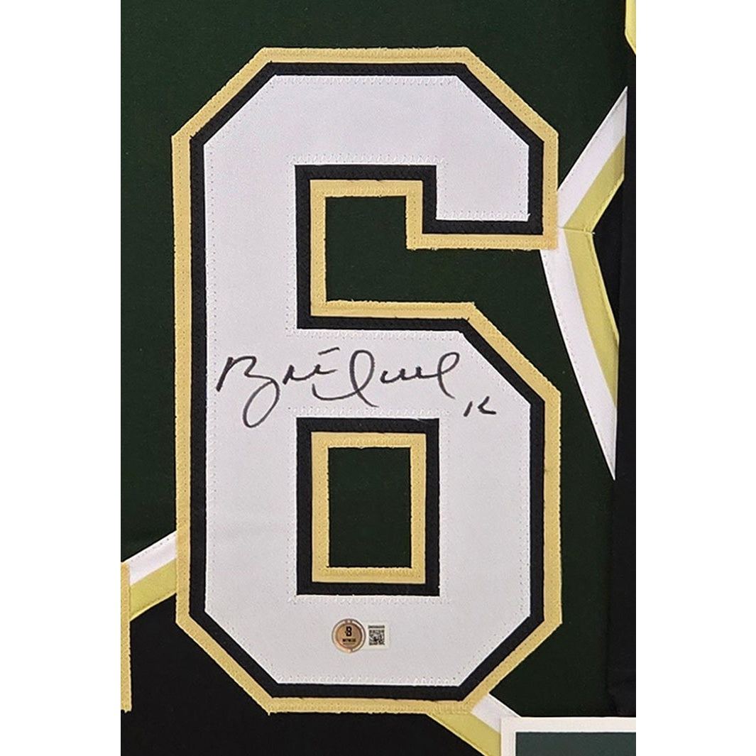 Brett Hull Framed Signed Dallas Stars Jersey Beckett Autographed