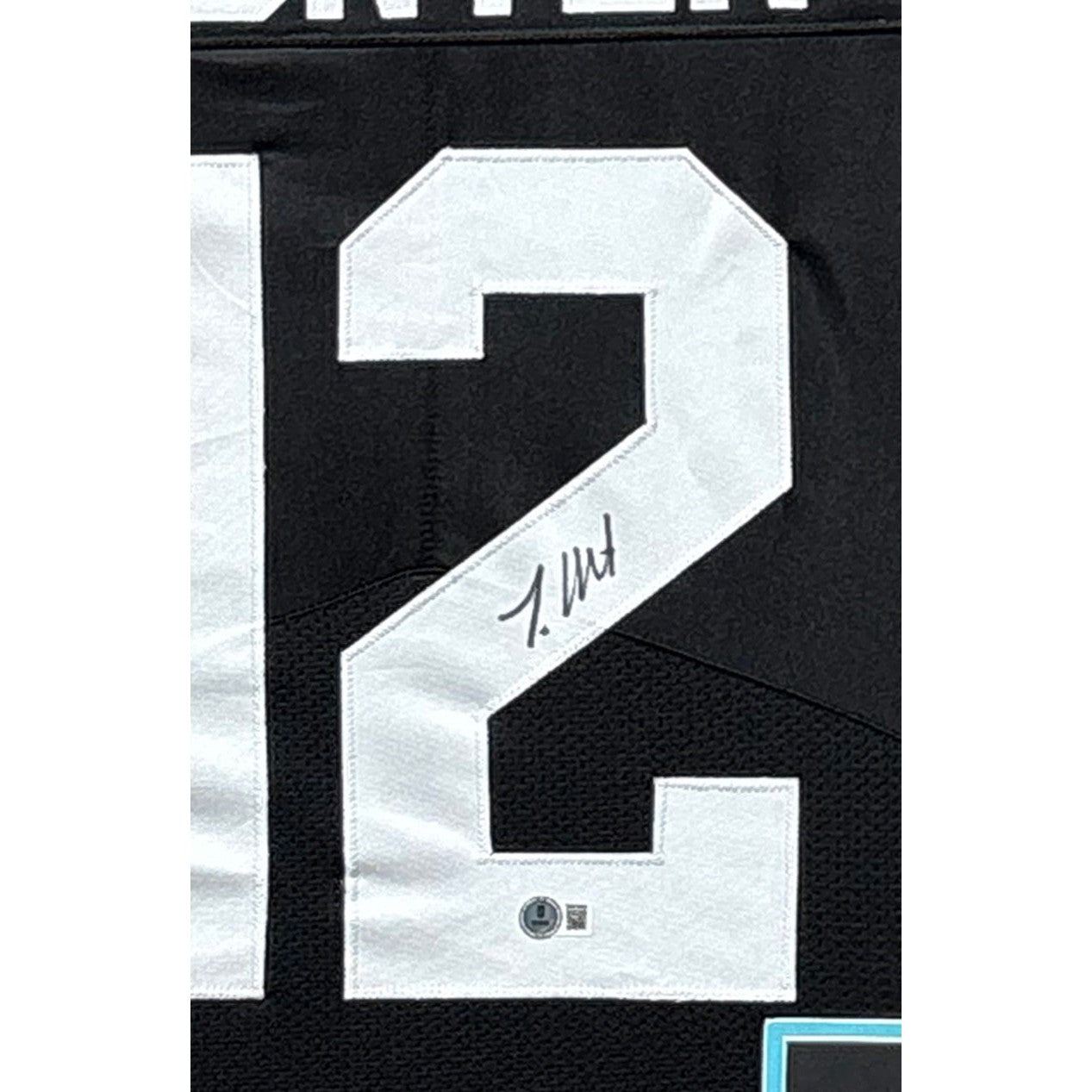 Travis Hunter Framed Signed Jaguars Jersey Beckett Autographed Jacksonville
