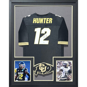 Travis Hunter Framed Signed Jersey JSA COA Autographed Colorado Heisman