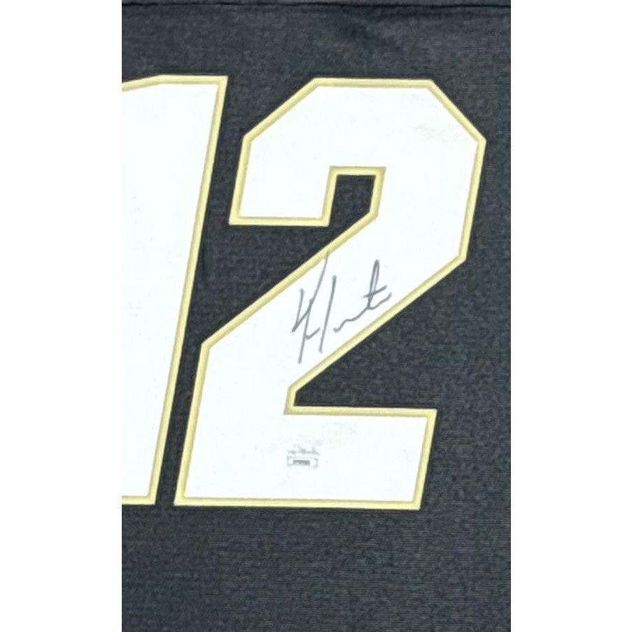Travis Hunter Framed Signed Jersey JSA COA Autographed Colorado Heisman