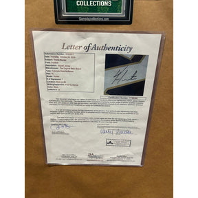 Travis Hunter Framed Signed Jersey JSA COA Autographed Colorado Heisman