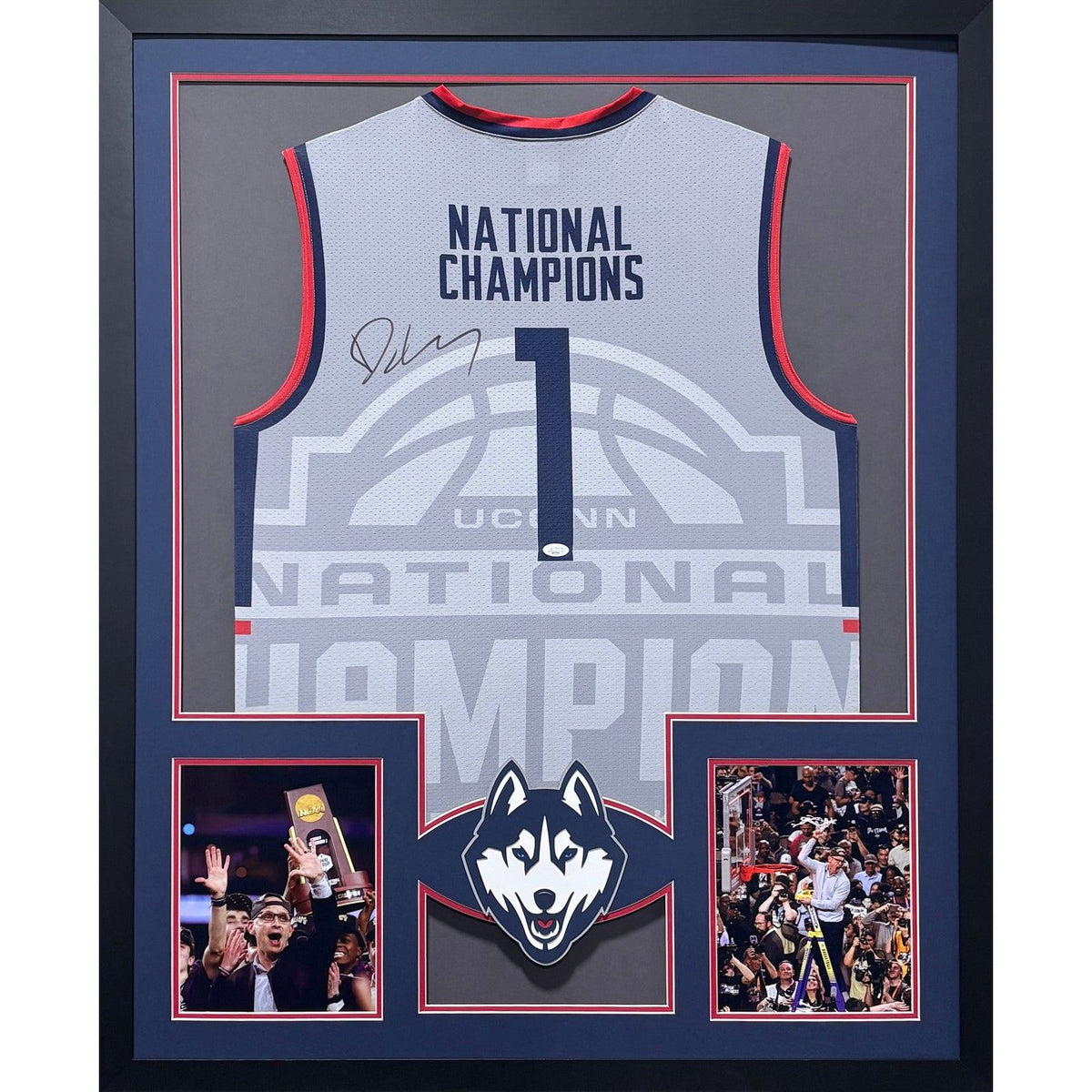 Dan Hurley Framed Signed Uconn Jersey JSA Autographed Huskies