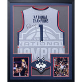 Dan Hurley Framed Signed Uconn Jersey JSA Autographed Huskies
