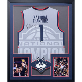 Dan Hurley Framed Signed Uconn Jersey JSA Autographed Huskies