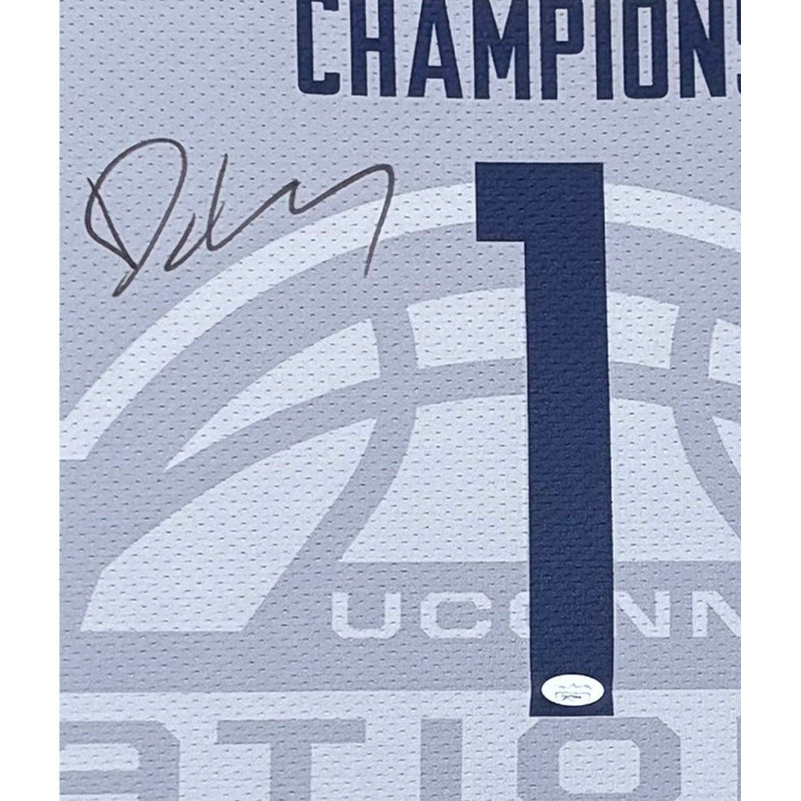 Dan Hurley Framed Signed Uconn Jersey JSA Autographed Huskies