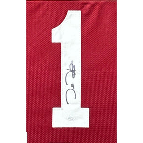 Jalen Hurts Signed Framed Oklahoma Jersey JSA Autographed Eagles