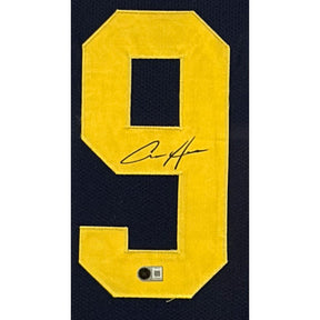 Aidan Hutchinson Framed Signed Michigan Stat Jersey Beckett Autographed