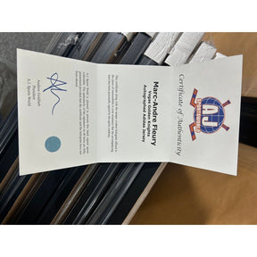 Marc-Andre Fleury Framed Signed Jersey COA Autographed Vegas Golden Knights