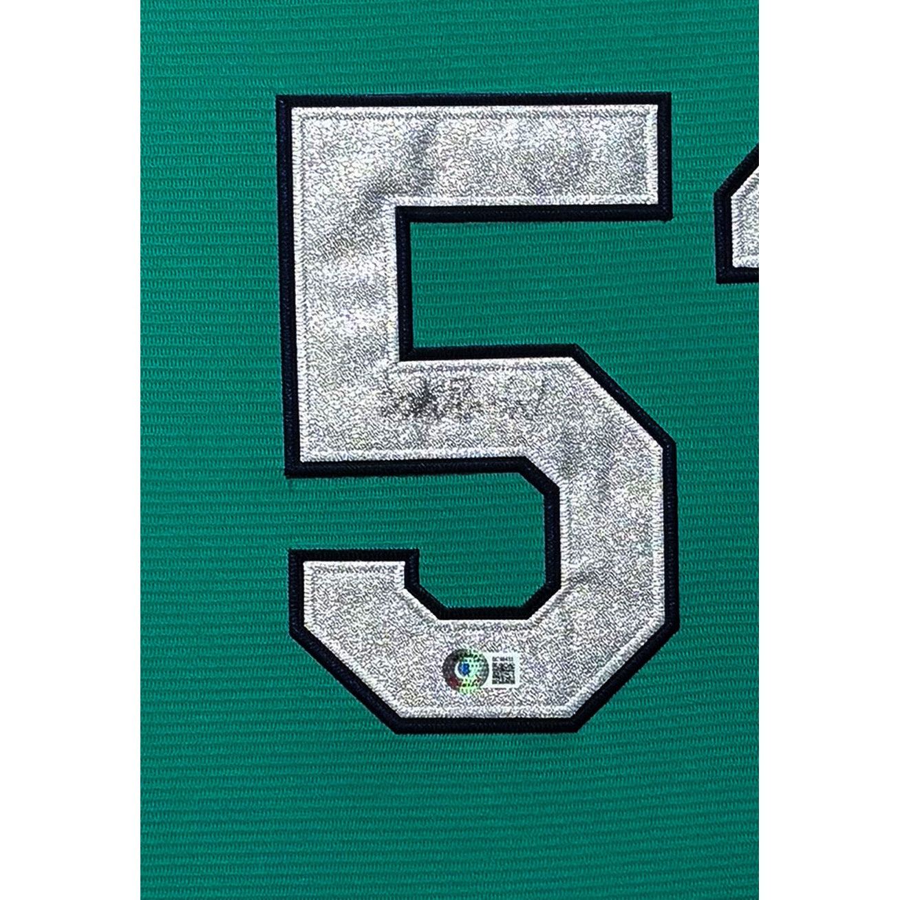 Ichiro Suzuki Signed Framed JerseyBeckett  Autographed Seattle Mariners