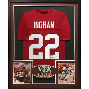 Mark Ingram Framed Signed Alabama Jersey Beckett Autographed EH