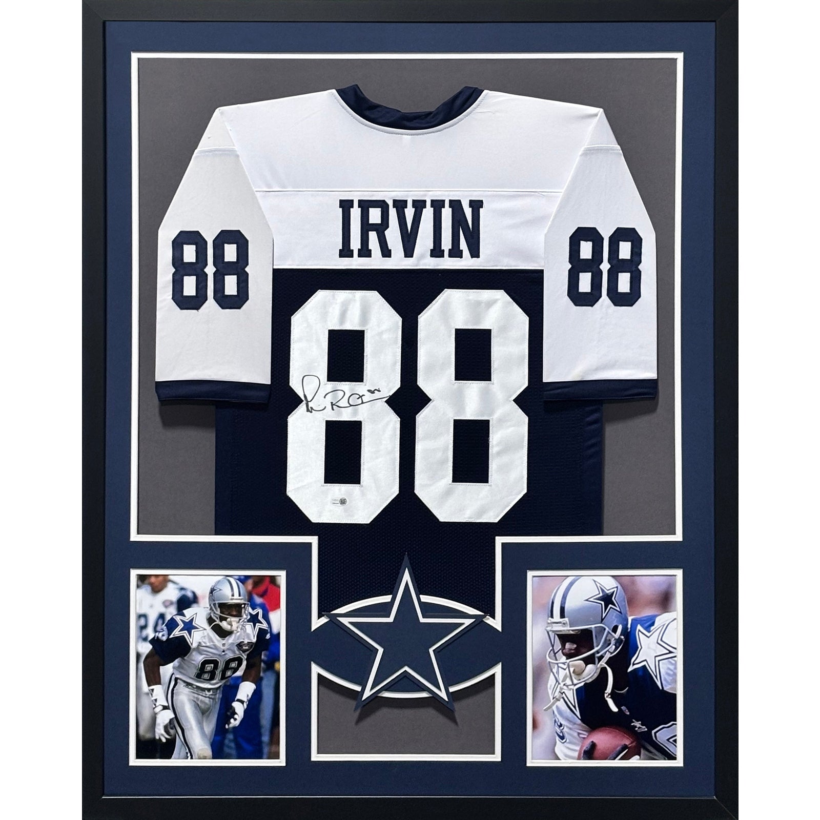 Michael Irvin Framed Signed Jersey JSA Autographed Dallas Cowboys TG