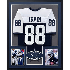 Michael Irvin Framed Signed Jersey JSA Autographed Dallas Cowboys TG