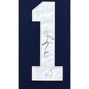 Kyrie Irving Framed Signed Jersey JSA Autographed Duke Blue Devils