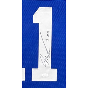 Jaxon Smith-Njigba Framed Signed Seahawks Jersey JSA Autographed