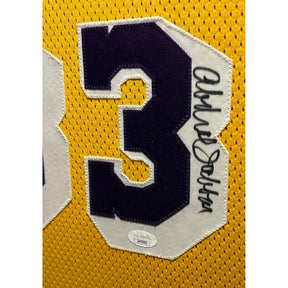 Kareem Abdul-Jabbar Framed Signed Jersey JSA Autographed Lakers Front