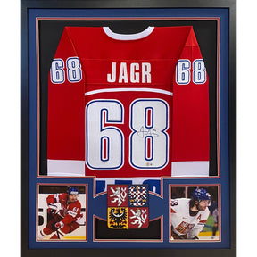 Jaromir Jagr Framed Signed Jersey Beckett Autographed Czech Republic Team