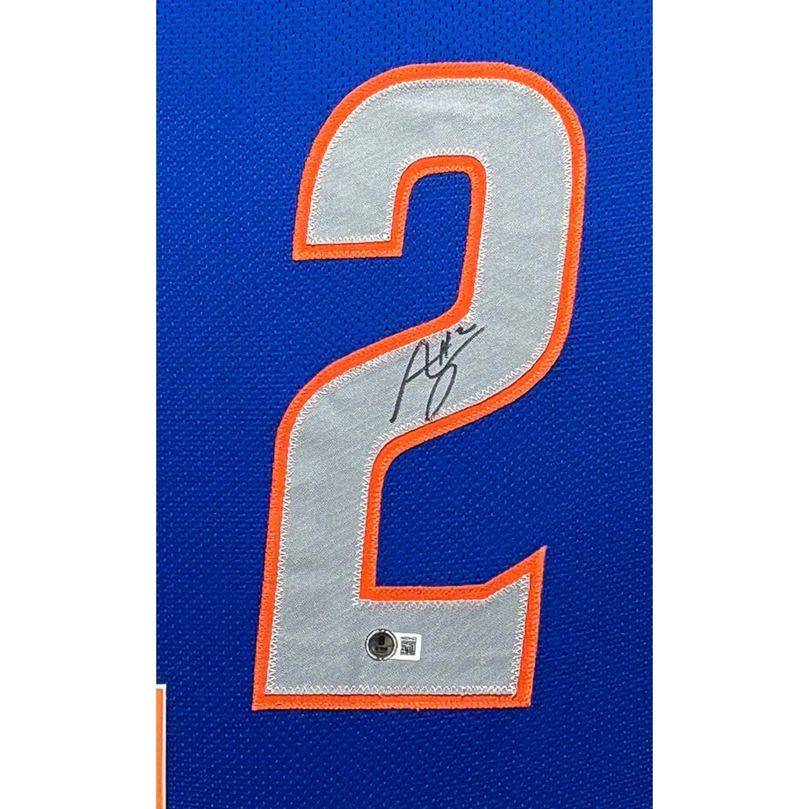 Ashton Jeanty Signed Framed Jersey Beckett Autographed Boise State Raiders
