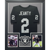 Ashton Jeanty Signed Framed Jersey Beckett Autographed Las Vegas Raiders