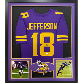 Justin Jefferson Signed Purple Custom Football Jersey at 's Sports  Collectibles Store