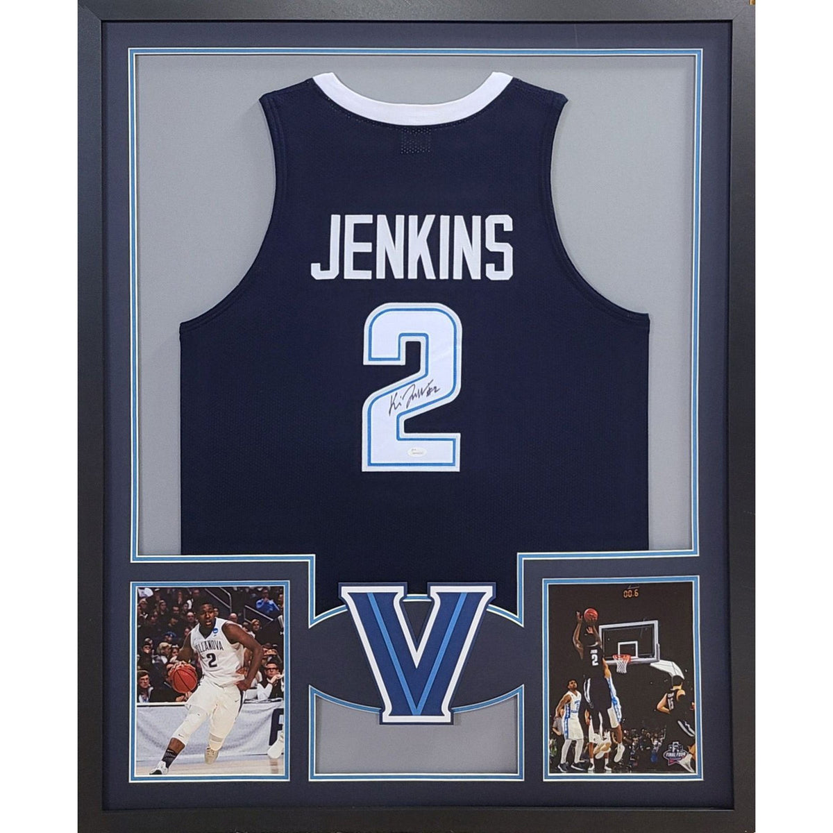 Kris Jenkins Signed Framed Jersey JSA Autographed Villanova