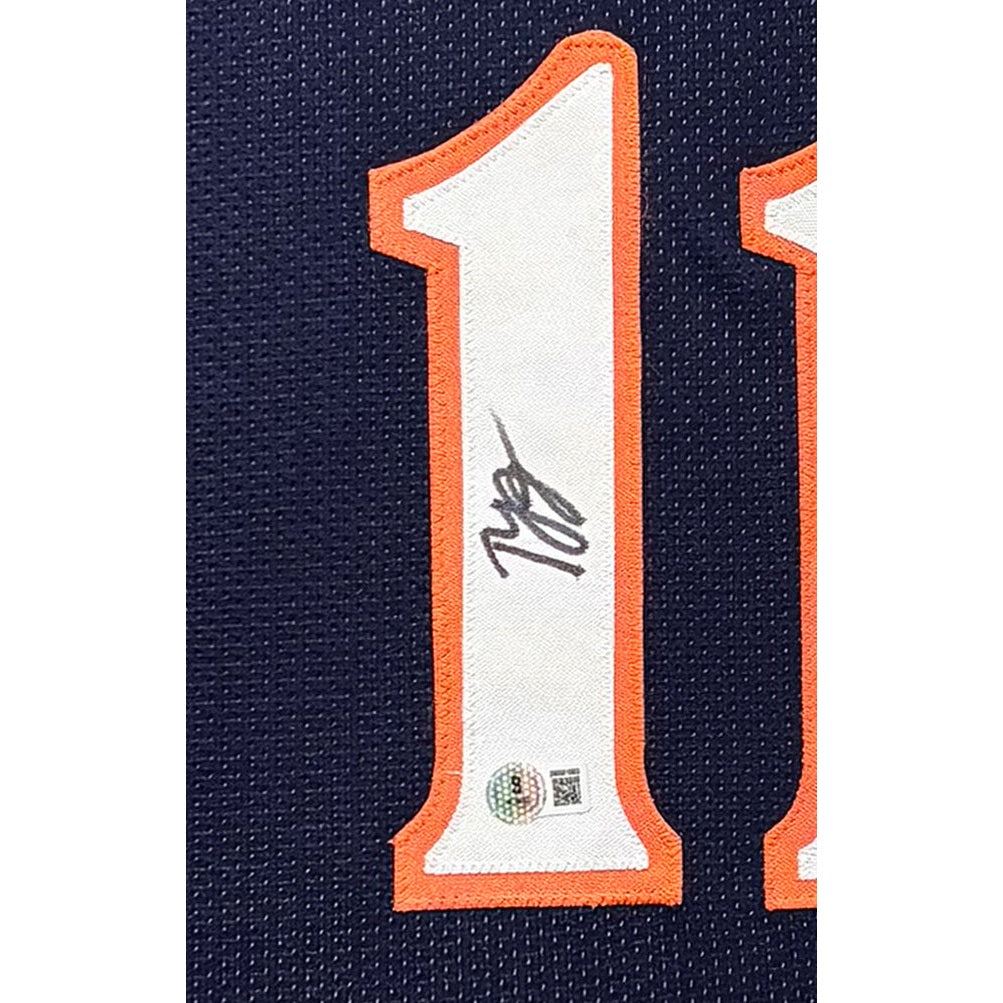Ty Jerome Framed Signed Virginia Jersey Beckett Autographed Cavalierrs