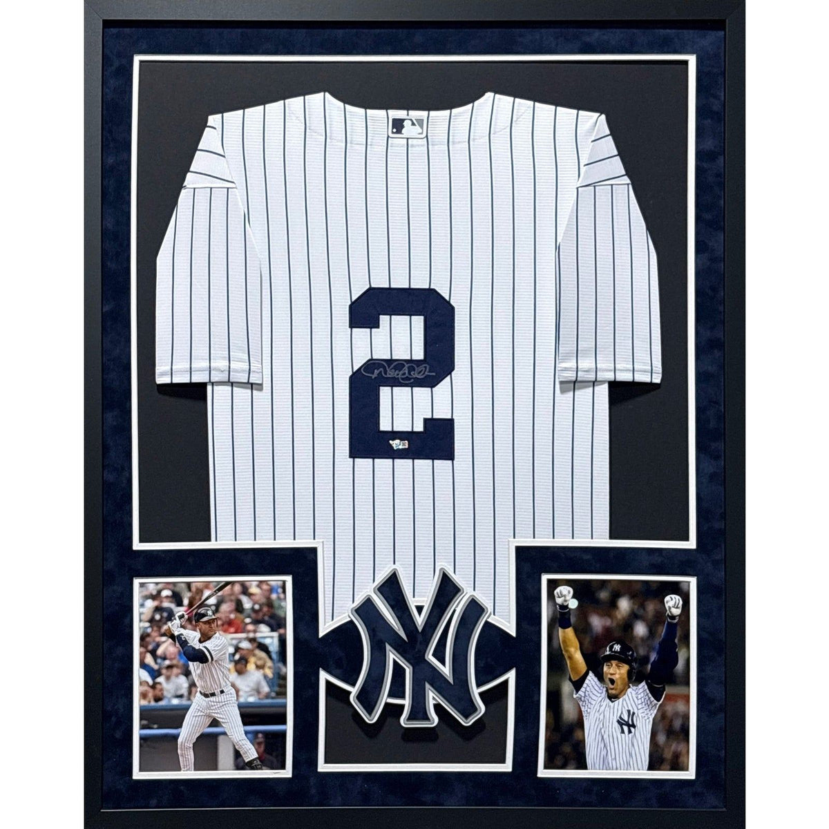 Derek Jeter Framed Signed Jersey Fanatics New York Yankees Autographed IH