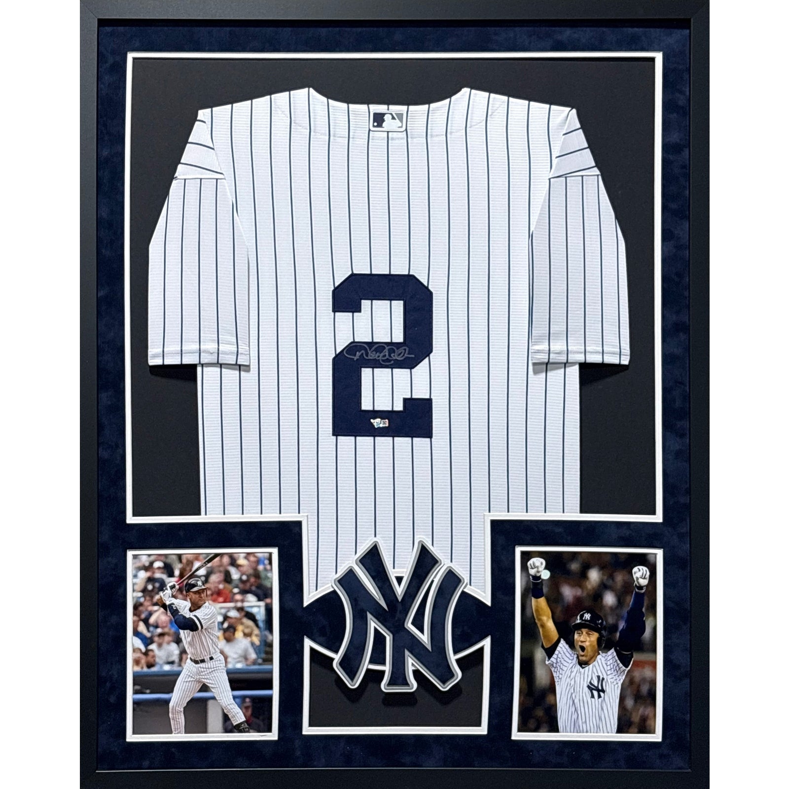 Derek Jeter Framed Signed Jersey Fanatics New York Yankees Autographed IH