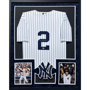 Derek Jeter Framed Signed Jersey Fanatics New York Yankees Autographed IH