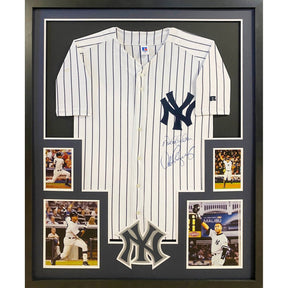 Derek Jeter Alex Rodriguez Framed Signed Jersey Steiner Yankees Autographed