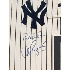 Derek Jeter Alex Rodriguez Framed Signed Jersey Steiner Yankees Autographed