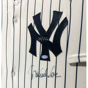 Derek Jeter Framed Signed Jersey Steiner New York Yankees Autographed Front