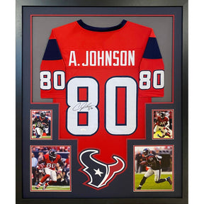 Andre Johnson Framed Signed Jersey JSA Autographed Houston Texans