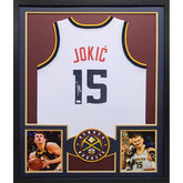 Nikola Jokic Framed Jersey JSA Autographed Signed Denver Nuggets