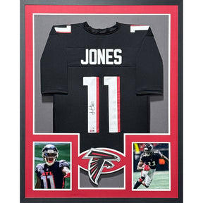 Julio Jones Framed White Jersey JSA COA Autographed Atlanta Falcons