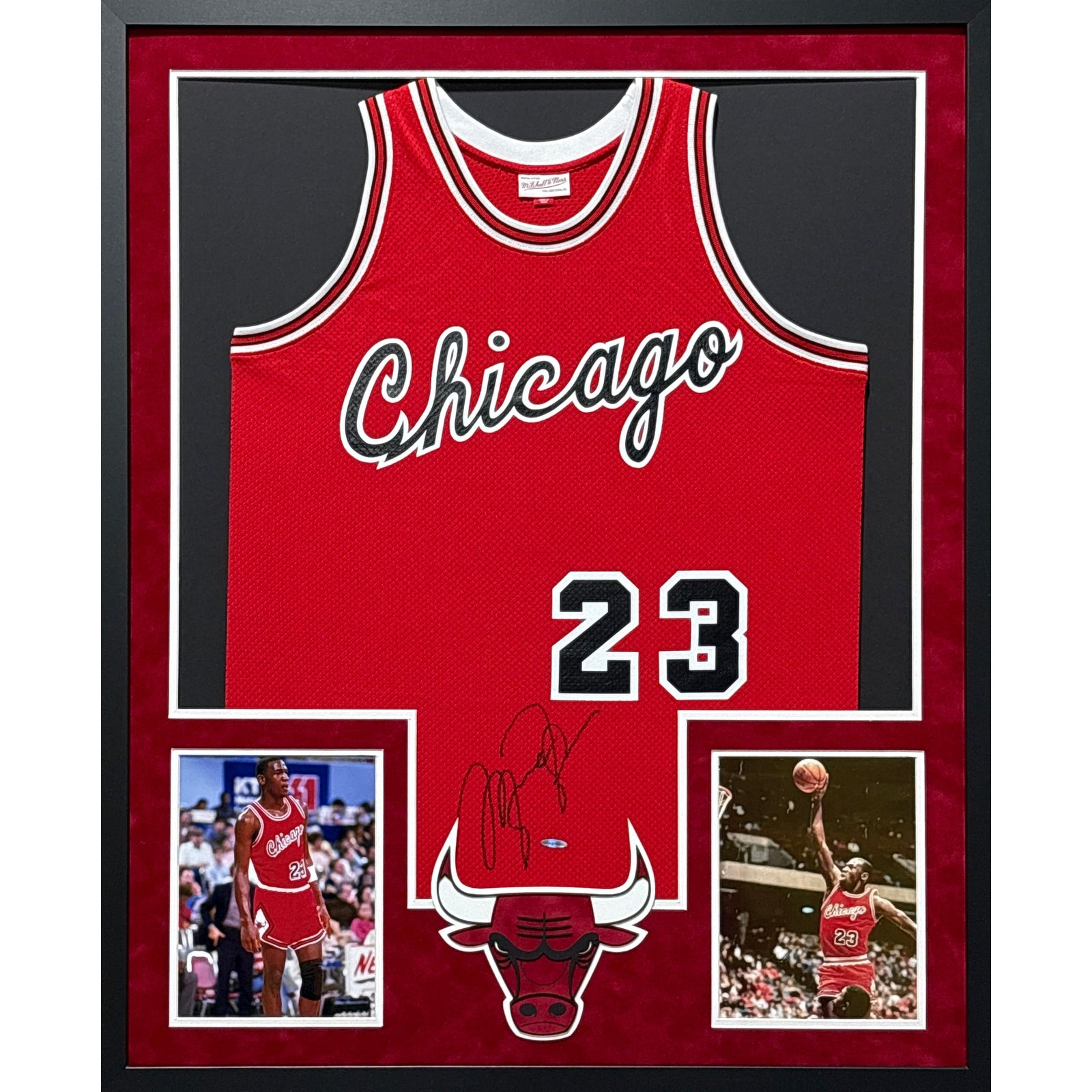 Michael Jordan Framed Signed Bulls Rookie Jersey Autographed UpperDeck UDA
