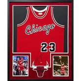 Michael Jordan Framed Signed Bulls Rookie Jersey Autographed UpperDeck UDA