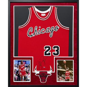 Michael Jordan Framed Signed Bulls Rookie Jersey Autographed UpperDeck UDA