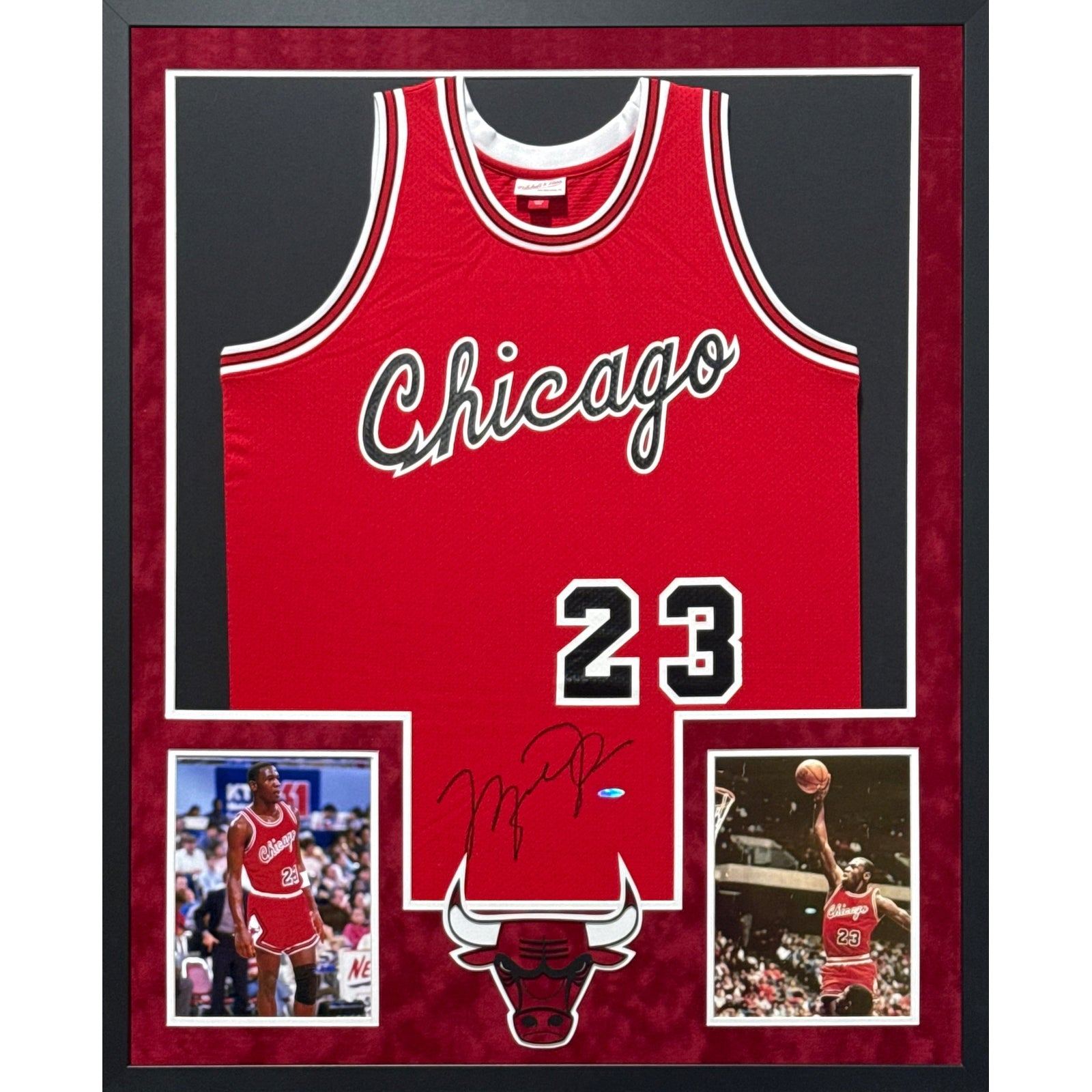 Michael Jordan Framed Signed Bulls Rookie Jersey Autographed UpperDeck UDA GIFT