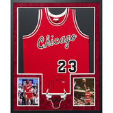 Michael Jordan Framed Signed Bulls Rookie Jersey Autographed UpperDeck UDA GIFT