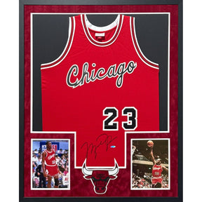 Michael Jordan Framed Signed Bulls Rookie Jersey Autographed UpperDeck UDA GIFT