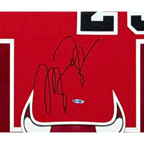 Michael Jordan Framed Signed Bulls Rookie Jersey Autographed UpperDeck UDA